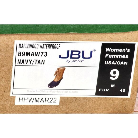 JBU by Jambu Maplewood Waterproof Navy/Tan Women’s Boots – Fall 2022, Size 9M - Picture 3 of 11